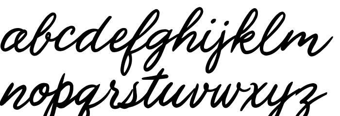 Julia Lauren Font LOWERCASE