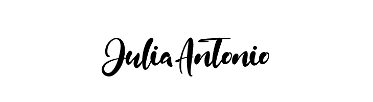 JuliaAntonio  नि: शुल्क फ़ॉन्ट्स डाउनलोड