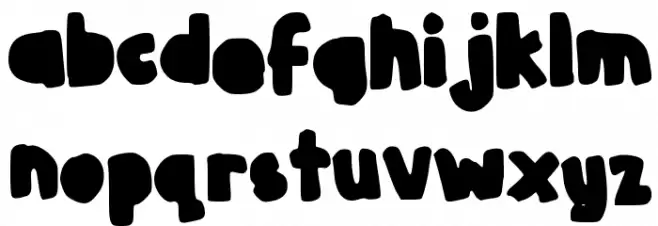JuliaBooth Font LOWERCASE