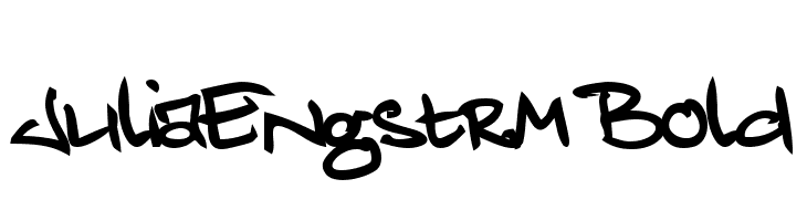 JuliaEngstrm Bold  免费字体下载