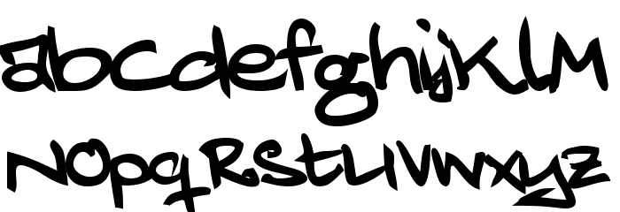 JuliaEngstrm Bold Font LOWERCASE