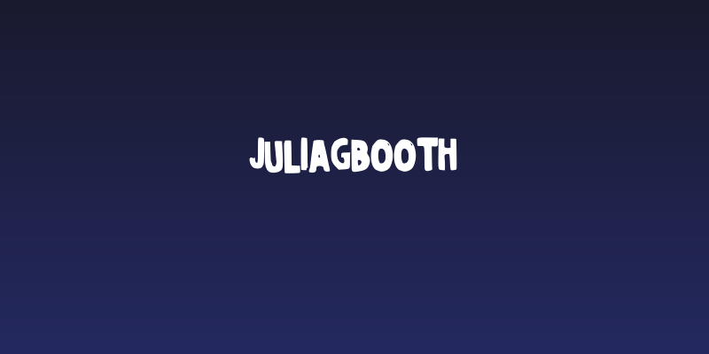 JuliaGBooth Social Header