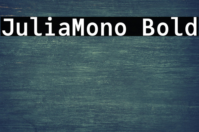 JuliaMono Bold Example 2