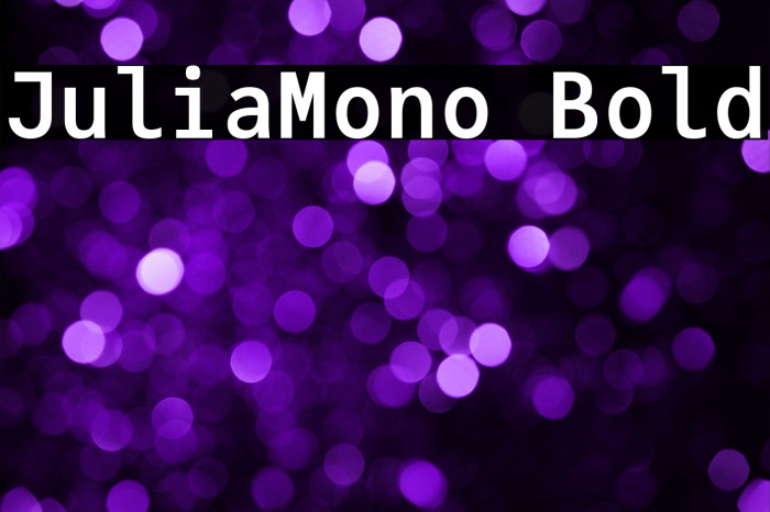 JuliaMono Bold Example 3
