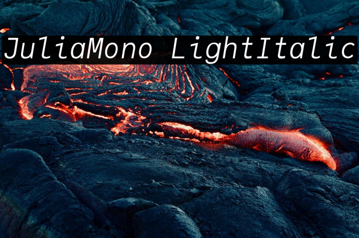 JuliaMono LightItalic Example 2