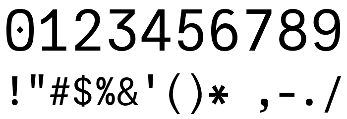 JuliaMono Regular Font OTHER CHARS