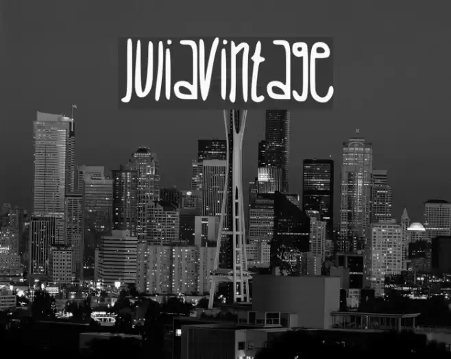 JuliaVintage Font examples