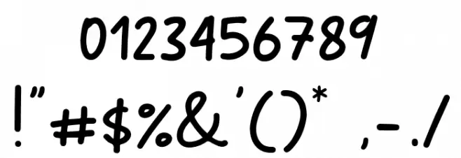 Juliagar Font OTHER CHARS