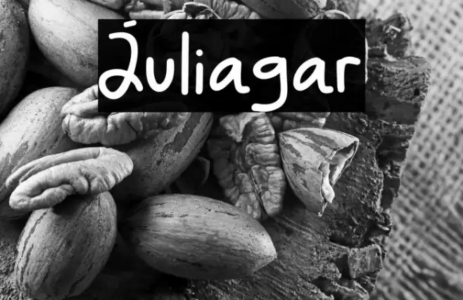 Juliagar Font examples