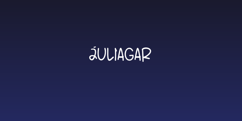 Juliagar Social Header