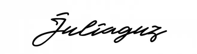 Juliaguz  Frei Schriftart Herunterladen