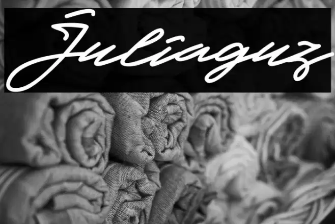 Juliaguz Font examples