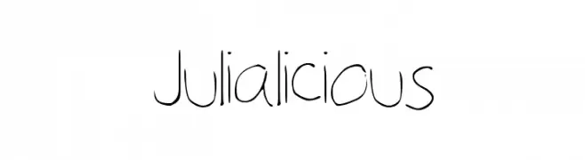 Julialicious  Скачать бесплатные шрифты