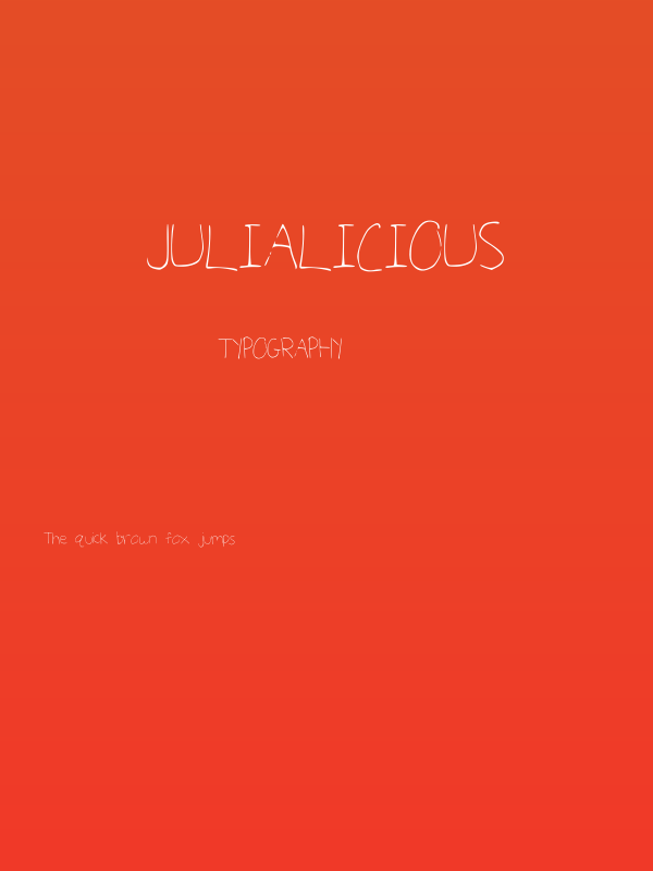 Julialicious Poster