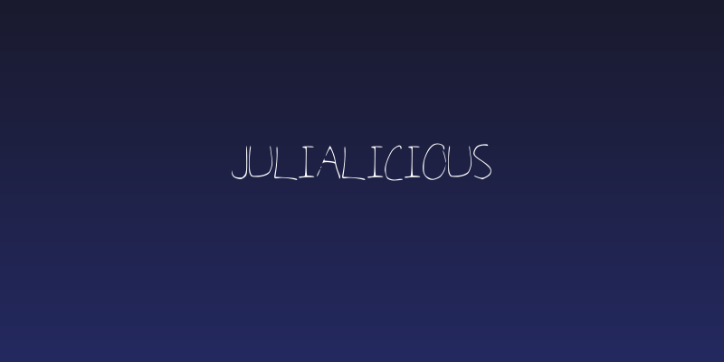 Julialicious Social Header