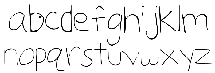 Julialicious Font LOWERCASE