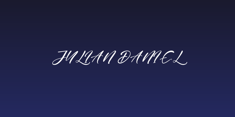 Julian Daniel Social Header