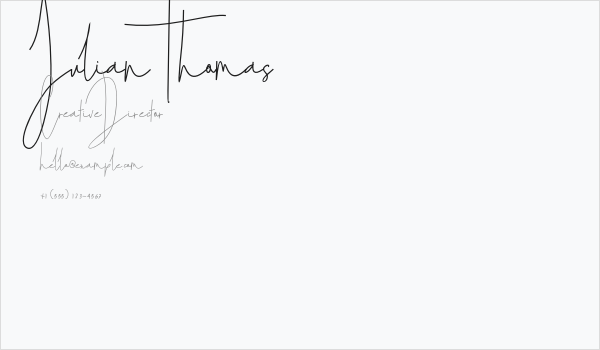 JulianThomas Business Card