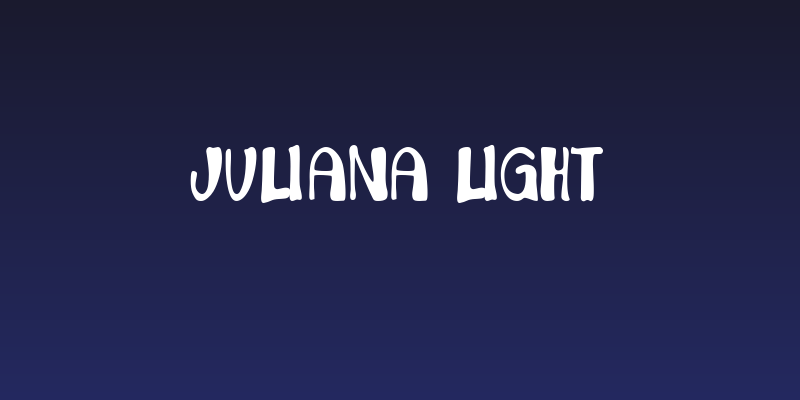 Juliana Light Social Header