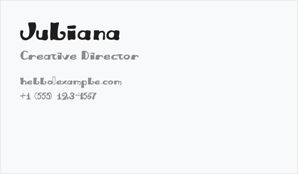 Juliana Business Card