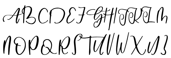 Juliant Font UPPERCASE