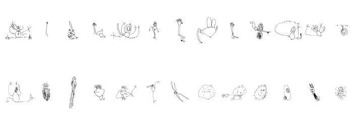 Julidoodles_3yrs_big Font LOWERCASE