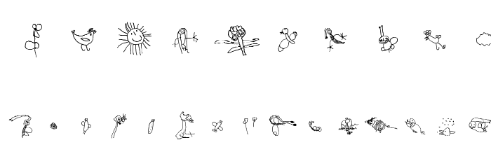 Julidoodles_3yrs_small Font OTHER CHARS
