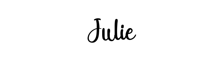 Julie  Free Fonts Download