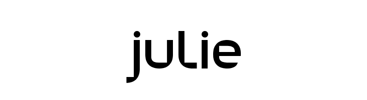 Julie01 字体