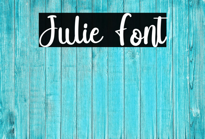Julie Schriftart examples