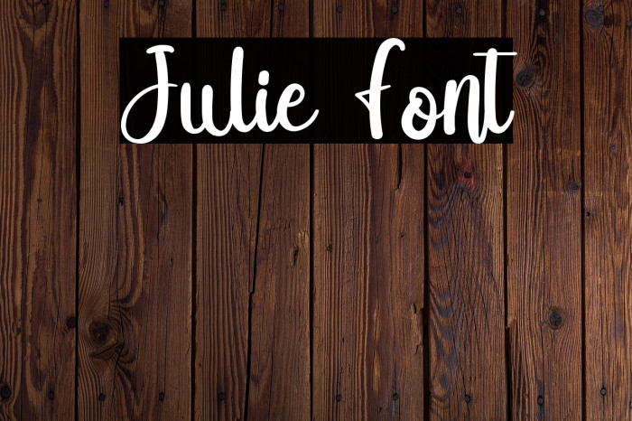 Julie Schriftart examples