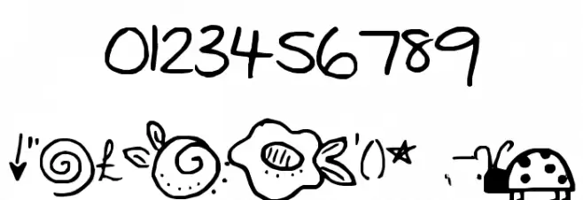 Julies Font OTHER CHARS