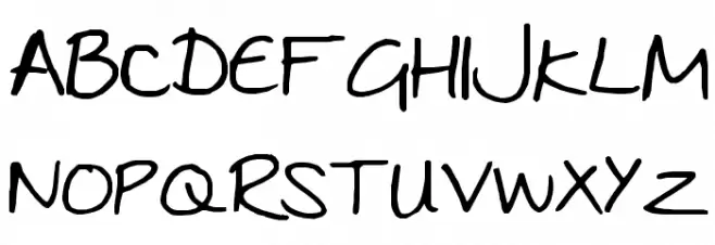 Julies Schriftart Groß