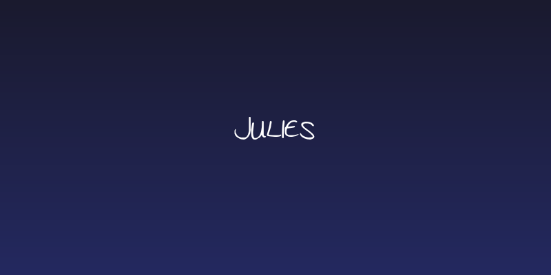 Julies Social Header