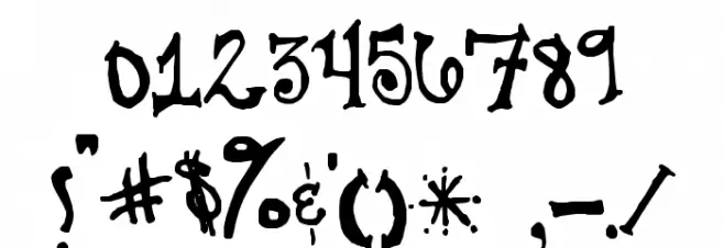 Juliesfancypants Font OTHER CHARS