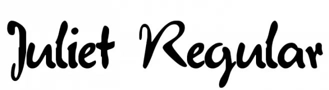 Juliet Regular  Free Fonts Download