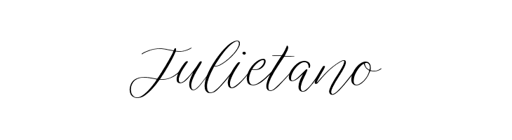 Julietano  フリーフォントのダウンロード