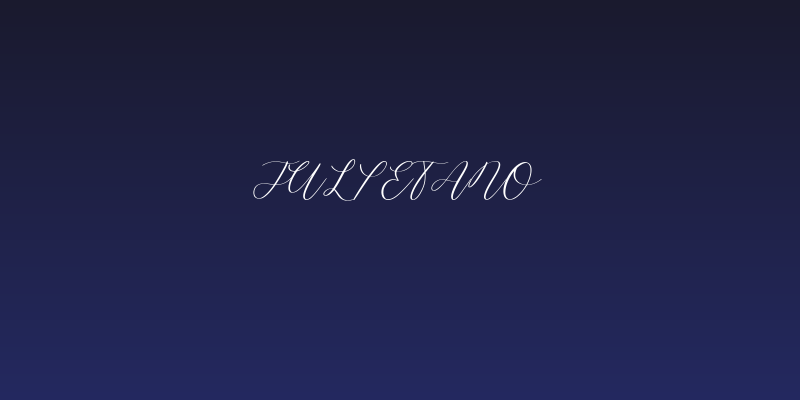 Julietano Social Header