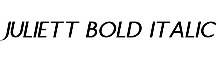 Juliett Bold Italic  les polices de caractères gratuit tlcharger