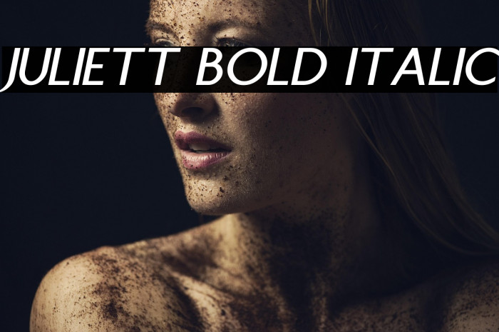 Juliett Bold Italic Example 1