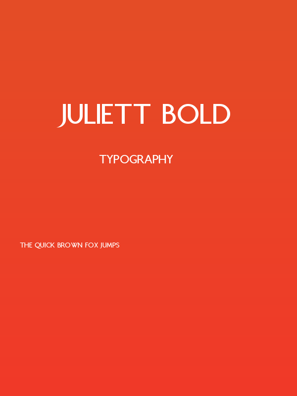 Juliett Bold Poster