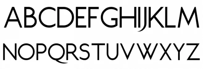 Juliett Regular Schriftart Groß