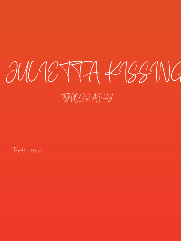 Julietta Kissing Poster