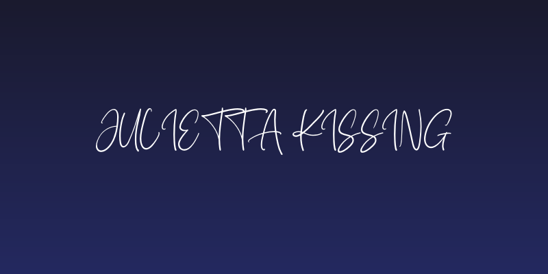 Julietta Kissing Social Header