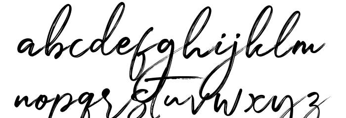 Julietta Messie Demo Font LOWERCASE