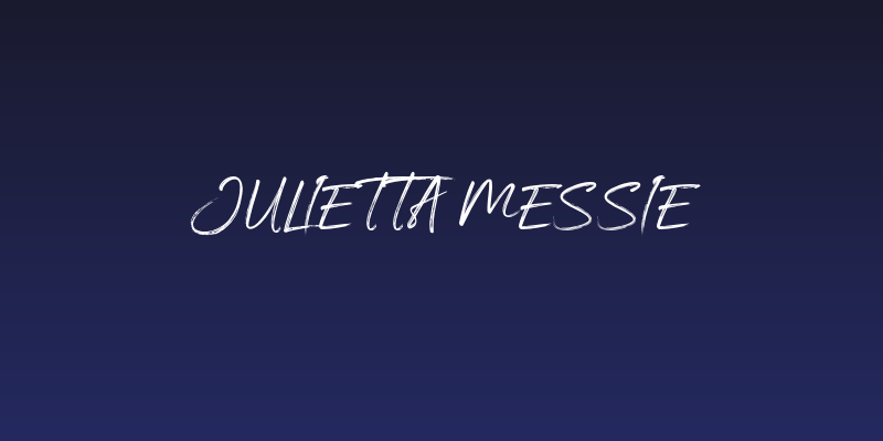 Julietta Messie Social Header