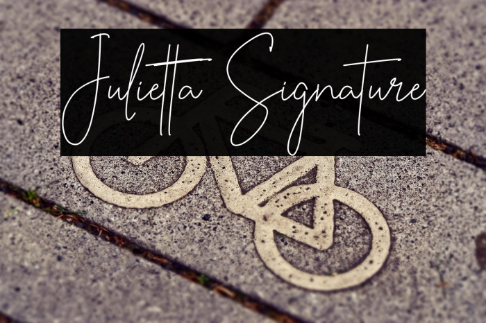 Julietta Signature Example 2