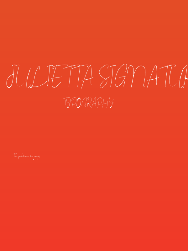 Julietta Signature Poster