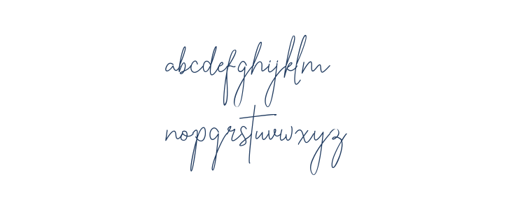 Julietta Signature Lowercase