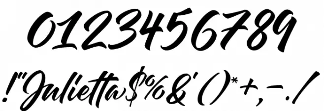 Julietta Font OTHER CHARS